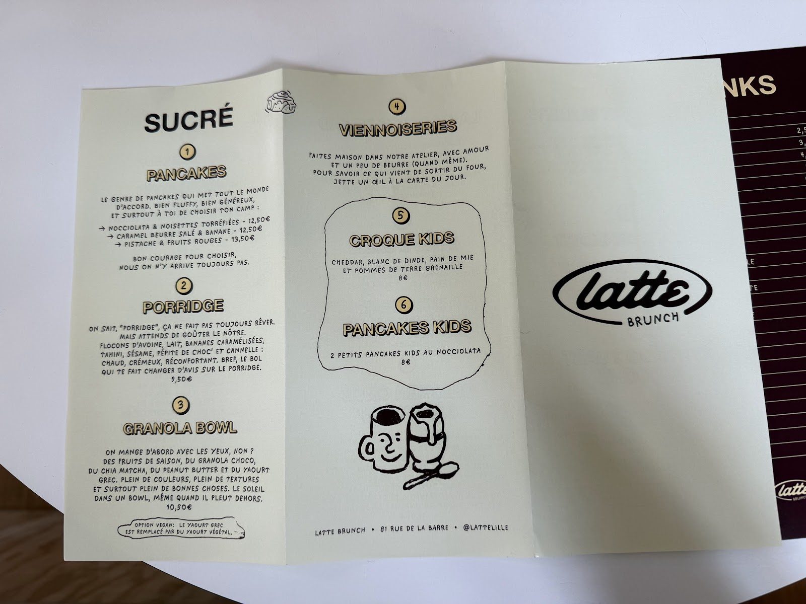 Latte Brunch, restaurant à Lille